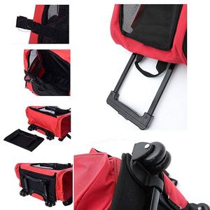 Sac à dos de transport pour animaux de compagnie avec roulettes, fabriqué en usine BSCI, sac de voyage pour chien et chat, sac de transport à roulettes pour animaux de compagnie - Product Image 5