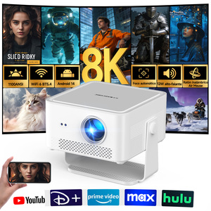 โปรเจคเตอร์ไร้สาย HY450 LED รองรับความละเอียด 1080P 8K ระบบ Android 14 ความสว่าง 800 ลูเมนส์ พกพาสะดวก สำหรับห้องนั่งเล่นอัจฉริยะ - Product Image 1