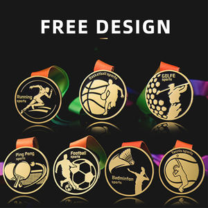 Medallas de cristal blancas giratorias con Logo de la llave del perro, en color negro y dorado, premios económicos, medallas de acrílico, venta al por mayor - Product Image 6