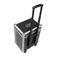 Valise trolley robuste en aluminium, antichoc, roues résistantes aux chocs, légère, avec doublure en mousse personnalisée, support OEM pour instruments et outils