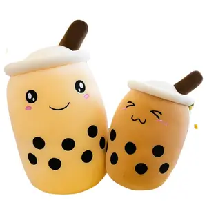 CTGYP 24CM 3PCS Soft Bubble Boba Milk Tea Cup Shaped Pillow Plush Toys Wholesale China for Holiday Plush Toys
