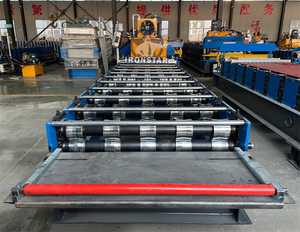 Tráng men <span class=keywords><strong>840</strong></span> ngói màu thép mái làm cho máy móc kim loại tráng men ngói lạnh cuộn tạo thành máy - Product Image 6