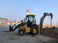 SBH388T Backhoe Loader dengan Bucket Loader 1.0 Cbm dan Bucket Backhoe 0.3 Cbm untuk Konstruksi dan Pertanian