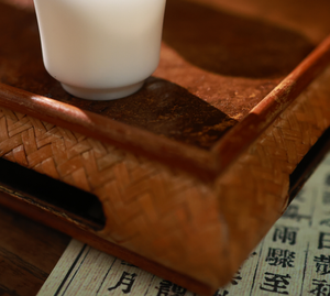 半円形の竹製ティートレイ天然ロックインレイマットアークデザインで禅ドライ醸造と室内装飾 - Product Image 2