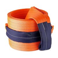 Sangle de levage robuste en polyester 1-10 tonnes, sangle de levage textile codée par couleur, sangle de levage pour grue, industrie du papier, avec œillets