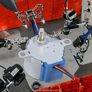 Motor paso a paso micro 24BYJ48-634 de 24 mm con imán permanente, 5V/12V/24V, 0.5 Nm de torque, <span class=keywords><strong>NEMA</strong></span> <span class=keywords><strong>17</strong></span>, engranaje de 4 fases para impresora 3D y cámara IP - Product Image 2