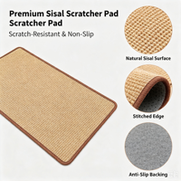 Tapis à gratter pour chat en sisal classique, écologique, taille personnalisable, sûr et non toxique, toutes saisons, JIUZE JZCW00108, en promotion