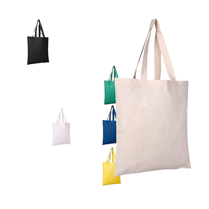 Bolsa de Tela Ecológica Promocional, Bolsa de Compras de Lona Blanca Reutilizable con Logotipo Personalizado - Product Image 3