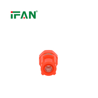 IFAN Raccords de tuyauterie en plastique PPR toutes tailles standard, Tés, Coudes, Manchons, Raccords à insert en cuivre PPR, Usine chinoise