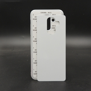 In bianco 2D Sublimazione di gomma molle della cassa del telefono per <span class=keywords><strong>samsung</strong></span> <span class=keywords><strong>galaxy</strong></span> <span class=keywords><strong>A6</strong></span> <span class=keywords><strong>plus</strong></span> 2018 con foglio di metallo - Product Image 4