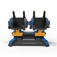 Vente chaude Nouveau Design Siège 2 Personnes Vr Gagner De L'argent Parc D'attractions Équipement Vr Simulateur Jeu Double Sièges