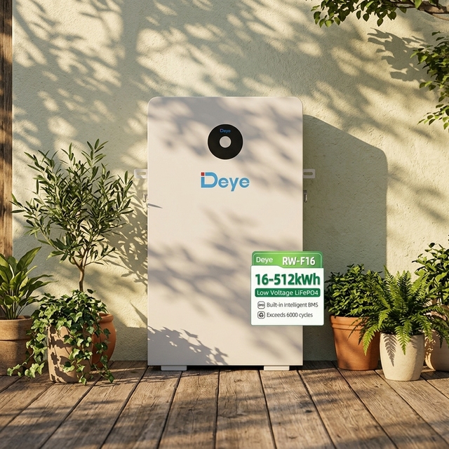 Deye RW-F16 Lithium Battery 51.2V 314AH 16kWh LiFePO4 Home Energy Storage System