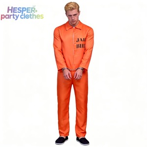 Disfraces de prisionero de Escuadrón Suicida para Halloween, hechos en la fábrica HESPER, ropa para juegos de rol, monos para fiestas de carnaval para adultos - Product Image 1
