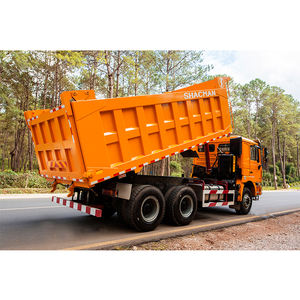 Camion lourd neuf Shacman F3000 6x4 avec essieu quadruple 12 roues, benne basculante 1-10t, émission Euro 3, direction à gauche, jaune - Product Image 6