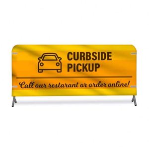 Barrera Portátil de Malla de Poliéster y Vinilo, Cubierta para Valla, Pancarta Premium para Eventos Deportivos al Aire Libre, Control de Multitudes - Product Image 3
