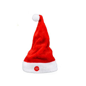 2025 nouvelle danse électrique balançant chapeau de père noël bande musique chantant cadeau de noël chapeau décorations - Product Image 5