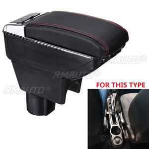 <span class=keywords><strong>Accoudoir</strong></span> double couche pour Renault <span class=keywords><strong>Duster</strong></span> 2010-2015, boîte de rangement en cuir PU avec 7 ports USB pour Nissan Terrano 3 2014-2018 - Product Image 1