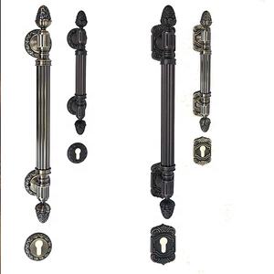 Cerradura de puerta de baño silenciosa de lengüeta única, manija de puerta de dormitorio americana de cobre puro - Product Image 6