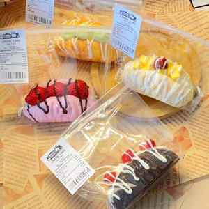 Exclusive Offer Age-Appropriate Cream Filled Bread-Shaped Silicone Squishy Toy Triple <b>Ball</b>-Shaped <b>Squeeze</b> Toy for Stress Relief - Product Image 1