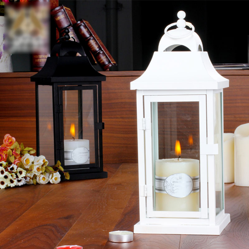 JHD0200224 фонари для свадьбы, металл, Рождество, стекло и металл, подвесной фонарь