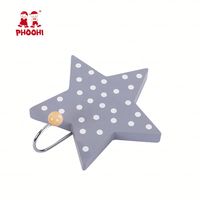 Ensembles de meubles pour enfants : Nouveau porte-manteau mural décoratif en bois pour chambre de bébé, idéal pour les enfants