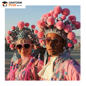 Pink <strong>Burning</strong> <strong>Man</strong> Festival <strong>Costumes</strong> for Party Cap Crowns Hat - Product Image 1