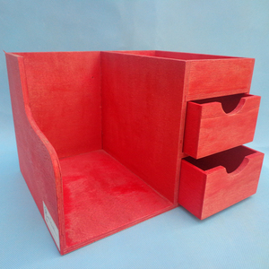 Mini armoire de rangement en bois de couleur avec 4 tiroirs, boîte de rangement en bois personnalisée pour l'organisateur de bureau d'apprentissage et la boîte à bibelots pour filles - Product Image 6