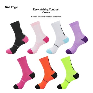 Calcetines de Ciclismo de Verano para Hombre y Mujer, con Suela de Toalla, Absorbentes de Sudor, de Secado Rápido, Anti-Fricción, para Correr, Senderismo, Deportes de Compresión - Product Image 3