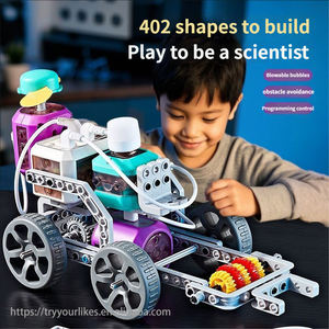 לספק 402 סוגים לעצב טלפון נייד יישום-גזע מבוקר תכנות לבנים אב אדום מכונית חינוכית בניין בלוק צעצוע - Product Image 6