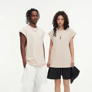 LTT2014 Streetwear Clothing Manufacturers Custom 270 Grams 100% Cotton Blank Tank Top For Men For Women