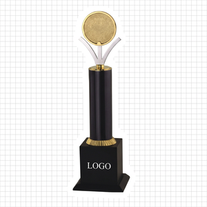 Trophée portable en métal moulé sous pression avec logo gravé personnalisé, au design élégant, pour les événements culturels et d'entreprise - Product Image 1