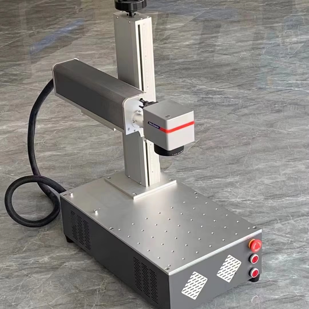 20w 30w 50w Portable Integrated Fiber Laser Marking Machine for Animal Ear Tags