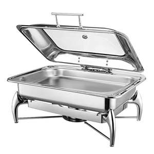 Plateau de service buffet chauffant plat a chafing chaffing, chuffing chaving chaufing dish de table usine prix pour aliment chaud - Product Image 5