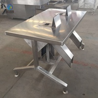 Petite machine d'abattage de poulet, plumeuse de poulet 300-500BPH ligne d'équipement d'abattage de volaille en afrique du sud