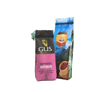 Bolsa de papel de aluminio para café y té negra impresa personalizada Bolsa de té de fábrica a prueba de humedad con sello de cremallera - Product Image 5