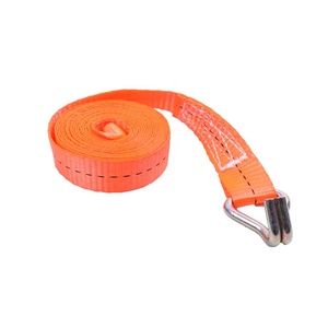 25mm 1inch có thể thu vào Ratchet Tie dây đeo 1000kg phá vỡ sức mạnh polyester hàng hóa lashing vành đai đôi-j móc cam khóa cho xe tải - Product Image 3
