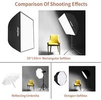 Boîte à lumière pliable rectangulaire portable Godox 60*90cm avec monture Bowens pour la photographie de produits et les portraits