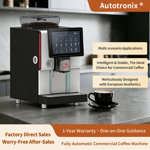 Máquina de Café Comercial Totalmente Automática, Pantalla Táctil de 10 Pulgadas para Hoteles, la Mejor Máquina con Sistema de Alta Presión que Produce Café de Excelente Calidad - Product Image 3