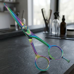กรรไกรตัดผมสำหรับช่างตัดผมมืออาชีพ,กรรไกรตัดแต่งทรงผมแบบหลายสี - Product Image 2