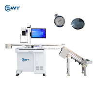 Machine de marquage laser à fibre Raycus de positionnement de vision par caméra de haute précision 20W Détection automatique visuelle CCD