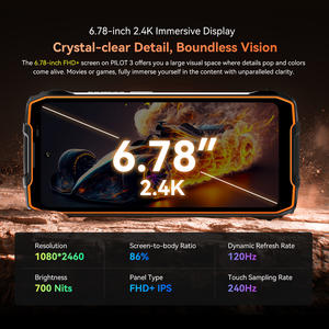 Blackview OSCAL PILOT 3 5G Téléphone robuste MTK 6300 12GB + 256GB Téléphone Portable 6.78 "2.4K 120Hz Affichage 50MP 7500mAh 33W Charge - Product Image 5