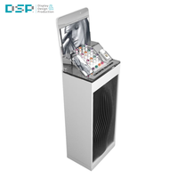 DSP usine vietnamienne masque facial produits de soin de la peau cosmétiques présentoir acrylique au sol