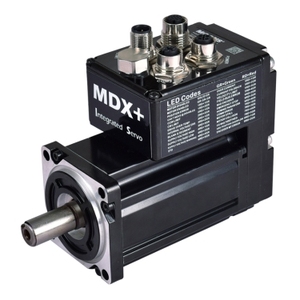 Moteurs intégrés de la série MDX Plus, design compact, 100/200/400/550W, 24-60 VDC, 40/60/80mm, options EtherCAT, CANopen et RS-485 - Product Image 2