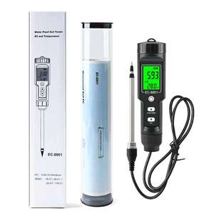 Alat Ukur EC Tanah Digital dengan Lampu Latar, Probe Penguji Tanah untuk Penggunaan di Rumah Kaca dan Pertanian - Product Image 5