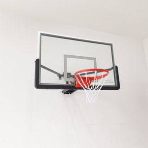 Système de panier de <span class=keywords><strong>basket</strong></span>-ball réglable <span class=keywords><strong>mural</strong></span> avec <span class=keywords><strong>panneau</strong></span> - pour une utilisation en intérieur/extérieur, salle de sport à domicile, aire de jeux - Product Image 6