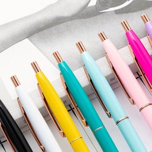 Bolígrafo Personalizado de Aluminio con Mecanismo de Clic, Multicolor, con Logotipo Personalizado Impreso en Serigrafía, para Regalos Promocionales - Product Image 3