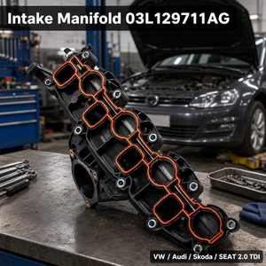 Colector de Admisión de Aire 03L129711AG 03L129711M 03L129711E para VW Audi Skoda <span class=keywords><strong>SEAT</strong></span> 2.0 <span class=keywords><strong>TDI</strong></span> con Actuador - Product Image 1