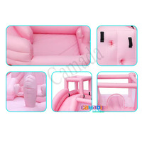 Nouvelle conception, nouvelle époque, château gonflable pour fête de mariage, château gonflable blanc, château de saut, maison de saut