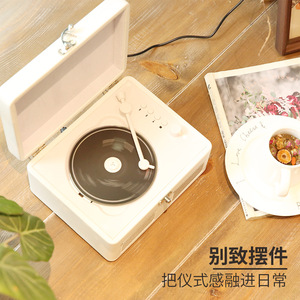 Chất lượng cao xách tay retro cho Bluetooth CD <span class=keywords><strong>Player</strong></span> đa chức năng mini <span class=keywords><strong>Audio</strong></span> Video đĩa <span class=keywords><strong>Player</strong></span> USB Flash TF bộ nhớ phụ kiện - Product Image 3