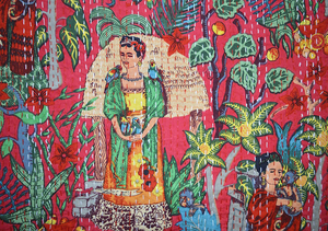 Cổ điển kantha chăn Throw handmade Ấn Độ bedspread kantha bộ đồ giường kantha bedsheet - Product Image 5